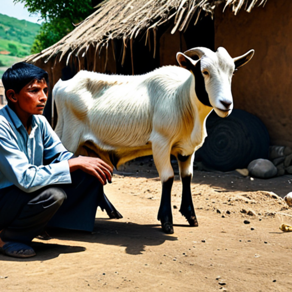 중세 유럽의 가톨릭과 마녀 사냥 - Image Prompt 1: The Scapegoat Accused in a Famine-Stricken Village**