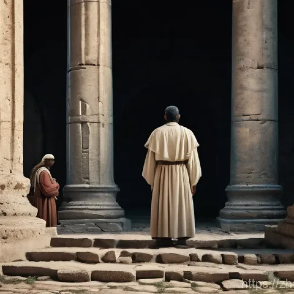 카톨릭과 종교적 탄압의 역사 - **Prompt:** A diverse group of early Christian believers, composed of men, women, and a few children...