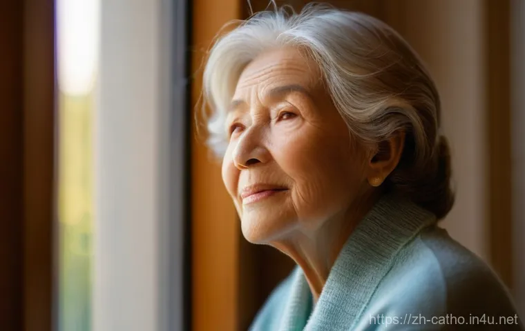 가톨릭에서의 기적 사례 - Prompt 1: Serene Reflection After Healing**
